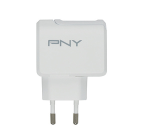 PNY P-AC-TC-WEU01-RB chargeur d'appareils mobiles Blanc Intérieure