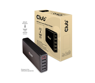 CLUB3D CAC-1903EU chargeur d'appareils mobiles Noir Intérieure