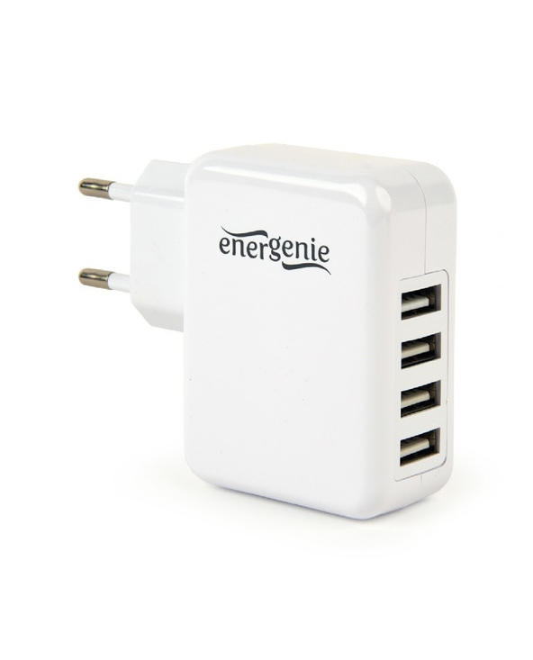 EnerGenie EG-U4AC-02 chargeur d'appareils mobiles Blanc Intérieure