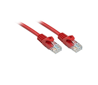 Lindy Rj45/Rj45 Cat6 2m câble de réseau Rouge U/UTP (UTP)