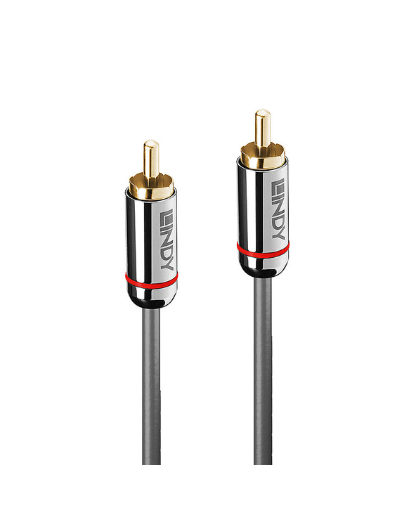 Lindy 35339 câble audio 1 m RCA Anthracite