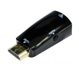 Gembird A-HDMI-VGA-02 changeur de genre de câble VGA (D-Sub) Noir