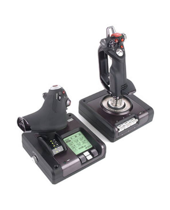 Logitech G Flight Control System Noir, Argent USB 2.0 simulation de vol Analogique/Numérique PC