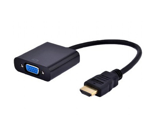 Gembird A-HDMI-VGA-03 câble vidéo et adaptateur 0,15 m HDMI Type A (Standard) VGA (D-Sub) Noir