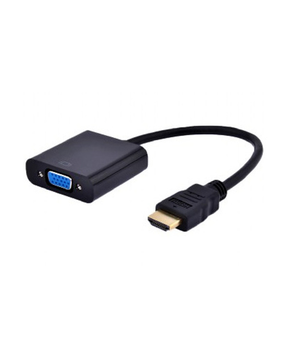 Gembird A-HDMI-VGA-03 câble vidéo et adaptateur 0,15 m HDMI Type A (Standard) VGA (D-Sub) Noir