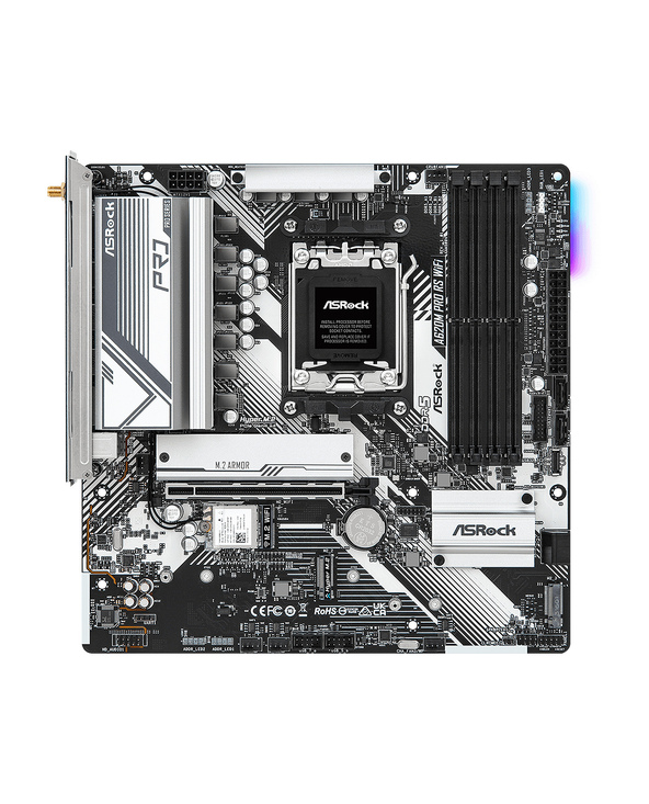 Asrock A620M Pro RS WiFi AMD A620 Emplacement AM5 micro ATX