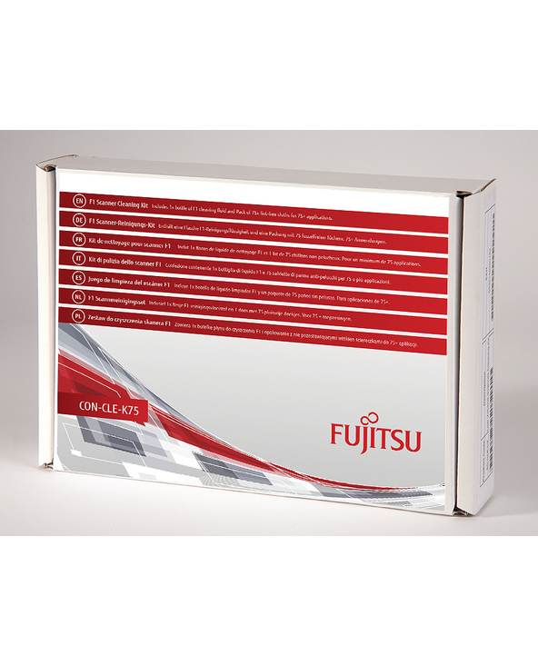 Fujitsu CON-CLE-K75 kit de nettoyage pour ordinateur Scanner Chiffons secs de nettoyage d'équipement électronique