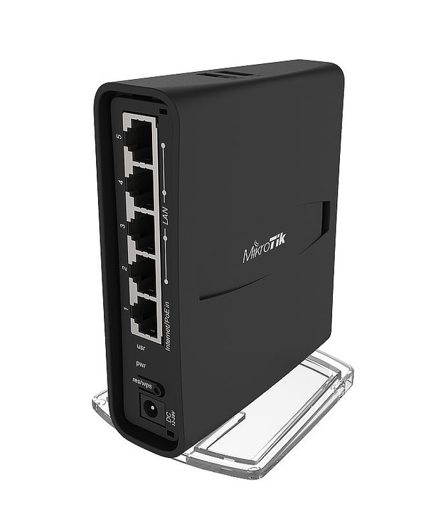 Mikrotik hAP ac² 1167 Mbit/s Noir Connexion Ethernet, supportant l'alimentation via ce port (PoE)