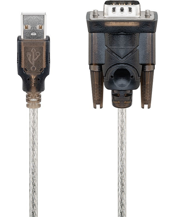 Goobay 68875 câble Série Noir 1,5 m USB Type-A RS-232