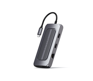 Satechi ST-UCMXAM station d'accueil USB 3.2 Gen 1 (3.1 Gen 1) Type-C Gris