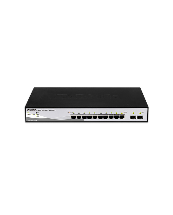 D-Link DGS-1210-10 commutateur réseau Géré L2 Gigabit Ethernet (10/100/1000) 1U Noir, Gris