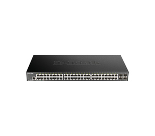 D-Link DGS-1250-52X commutateur réseau Géré L3 Gigabit Ethernet (10/100/1000) Noir