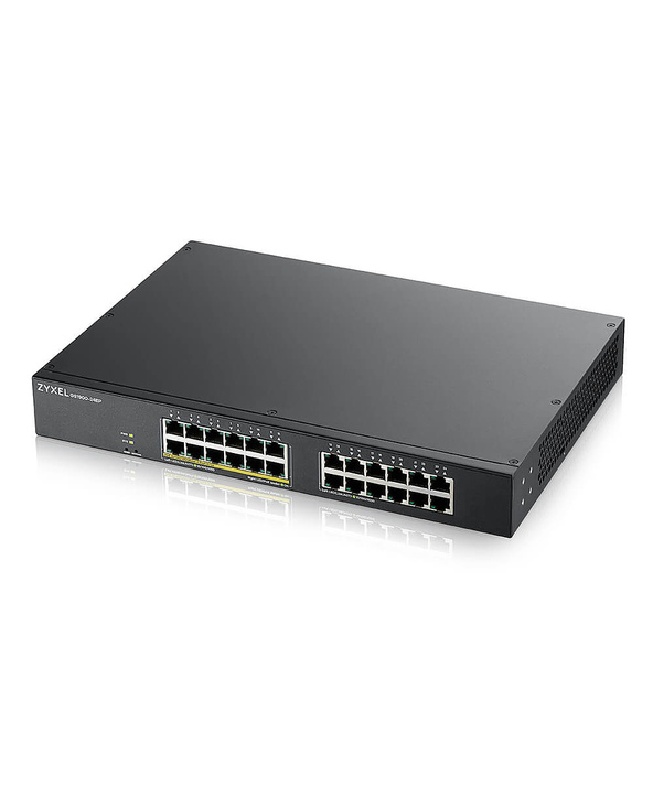 Zyxel GS1900-24EP Géré L2 Gigabit Ethernet (10/100/1000) Connexion Ethernet, supportant l'alimentation via ce port (PoE) Noir