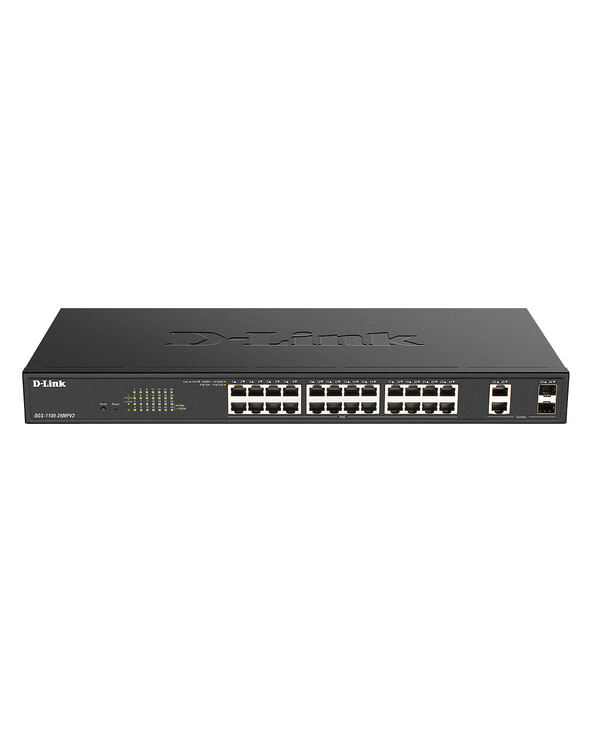 D-Link DGS-1100-26MPV2 commutateur réseau Géré L2 Gigabit Ethernet (10/100/1000) Connexion Ethernet, supportant l'alimentation v