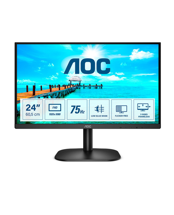 AOC B2 24B2XDM 23.8" LCD Full HD 4 ms Noir