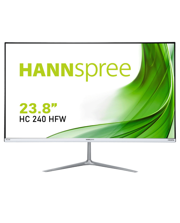 Hannspree HC240HFW 23.8" LED Full HD 8 ms Argent, Blanc