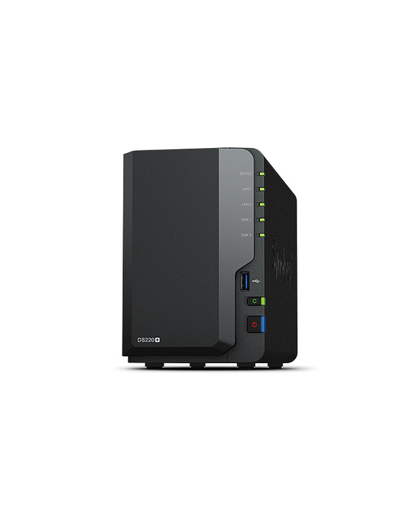 Synology DiskStation DS220+ serveur de stockage NAS Compact Ethernet/LAN Noir J4025