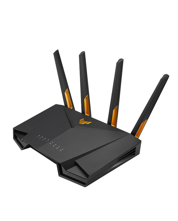 ASUS TUF Gaming AX3000 V2 routeur sans fil Gigabit Ethernet Bi-bande (2,4 GHz / 5 GHz) Noir, Orange