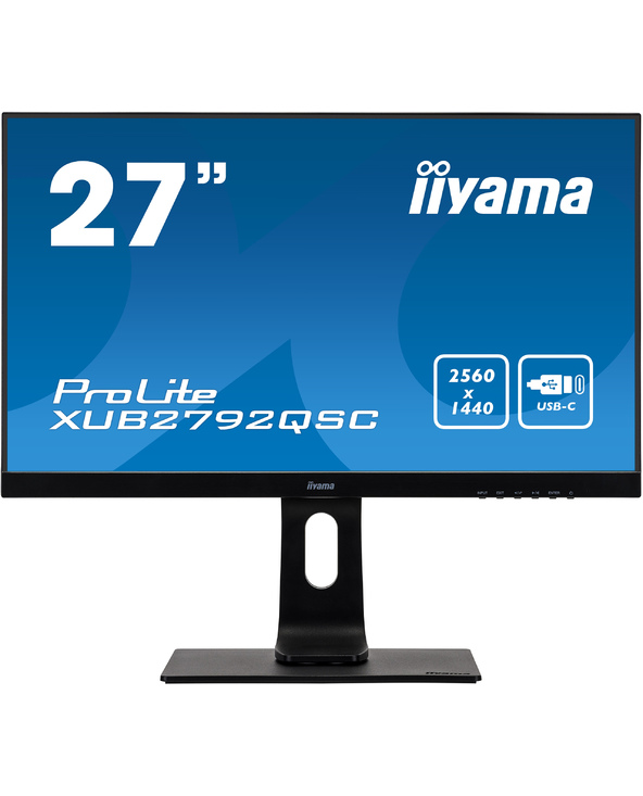 iiyama ProLite XUB2792QSC-B1 27" LED Wide Quad HD 4 ms Noir