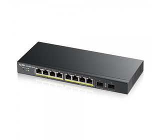 Zyxel GS1900-8HP v3 PoE Géré L2 Gigabit Ethernet (10/100/1000) Connexion Ethernet, supportant l'alimentation via ce port (PoE) N