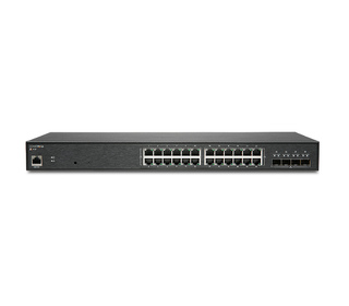 SonicWall SWS14-24 Géré L2 Gigabit Ethernet (10/100/1000) 1U Noir