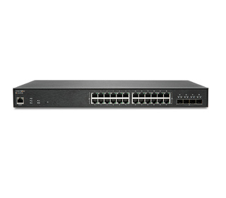 SonicWall SWS14-24FPOE Géré L2 Gigabit Ethernet (10/100/1000) Connexion Ethernet, supportant l'alimentation via ce port (PoE) 1U
