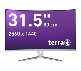 Wortmann AG TERRA 3030198 31.5" LCD UltraWide Quad HD Argent, Blanc