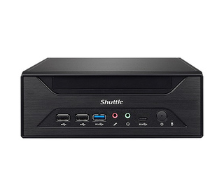 Shuttle XPC slim Barebone XH610 - S1700, Intel H610, 1xDP, 1xHDMI, 1x VGA, 2x COM (RS232), 2x LAN (2.5G and 1G), 1x slim 5.25", 