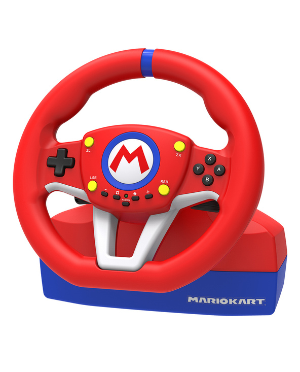 Hori Mario Kart Racing Wheel Pro Noir, Bleu, Rouge, Blanc USB Volant + pédales Analogique Nintendo Switch