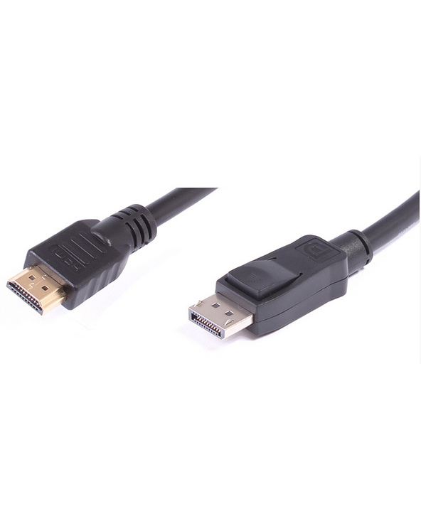 Uniformatic 5m DisplayPort - HDMI m/m Noir