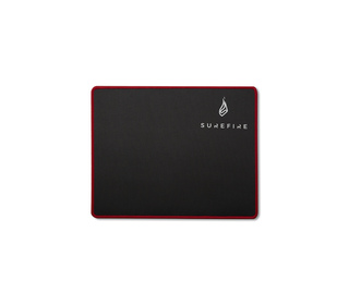 SureFire Silent Flight 320 Tapis de souris de jeu Noir, Rouge