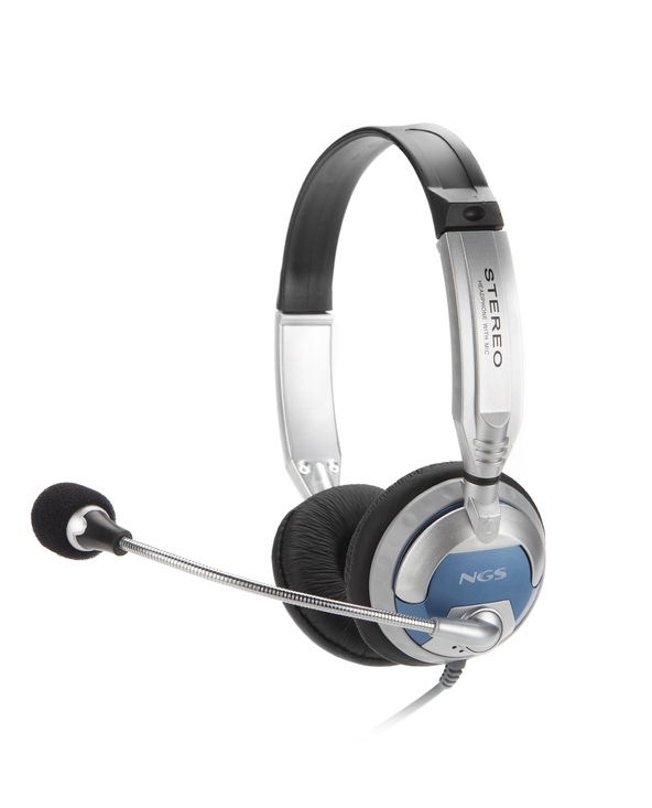 NGS MSX6Pro Casque Avec fil Arceau Appels/Musique Gris