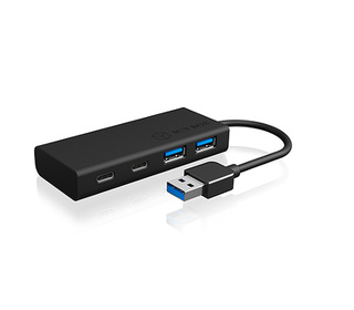 ICY BOX IB-HUB1426-U3 USB 3.2 Gen 1 (3.1 Gen 1) Type-A 5000 Mbit/s Noir