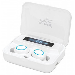 Manhattan 180399 écouteur/casque Sans fil Ecouteurs Appels/Musique Bluetooth Blanc