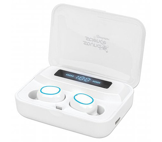 Manhattan 180399 écouteur/casque Sans fil Ecouteurs Appels/Musique Bluetooth Blanc