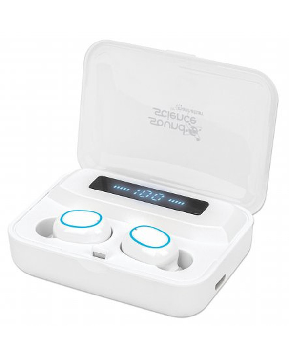 Manhattan 180399 écouteur/casque Sans fil Ecouteurs Appels/Musique Bluetooth Blanc