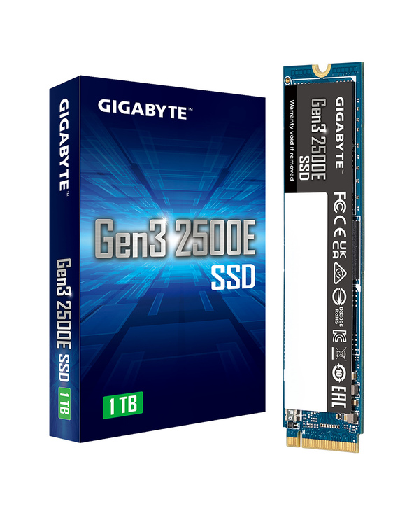 Gigabyte Gen3 2500E SSD 1TB M.2 1000 Go PCI Express 3.0 3D NAND NVMe