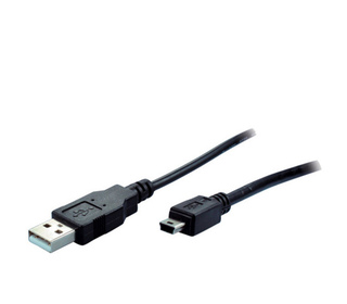 S-Conn 14-16035 câble USB 2 m USB 2.0 Mini-USB B USB A Noir