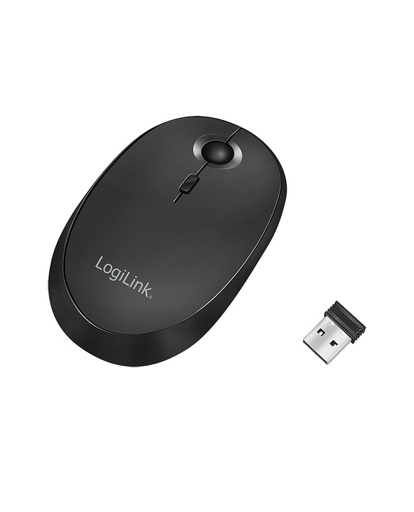 LogiLink ID0204 souris Ambidextre RF sans fil + Bluetooth 1600 DPI