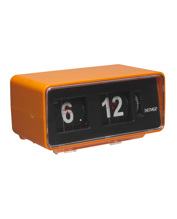 Denver CR-425 Radio portable Horloge Analogique et numérique Orange