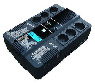 Infosec Zen-X 800 Interactivité de ligne 0,8 kVA 0,48 W 6 sortie(s) CA