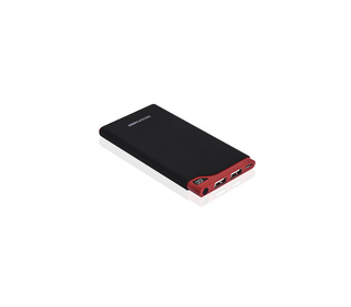 RealPower PB-6000S Lithium Polymère (LiPo) 6000 mAh Noir, Rouge