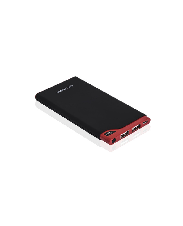 RealPower PB-6000S Lithium Polymère (LiPo) 6000 mAh Noir, Rouge