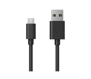 RealPower 255651 câble USB 0,6 m USB 3.2 Gen 1 (3.1 Gen 1) USB C Micro-USB A Noir