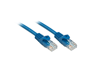 Lindy Rj45/Rj45 Cat6 2m câble de réseau Bleu U/UTP (UTP)