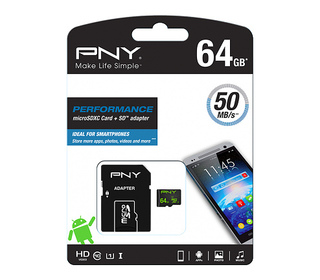 PNY Performance 64 Go MicroSDXC UHS-I Classe 10