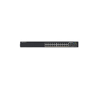 DELL N2224PX-ON Géré L3 Gigabit Ethernet (10/100/1000) Connexion Ethernet, supportant l'alimentation via ce port (PoE) 1U Noir