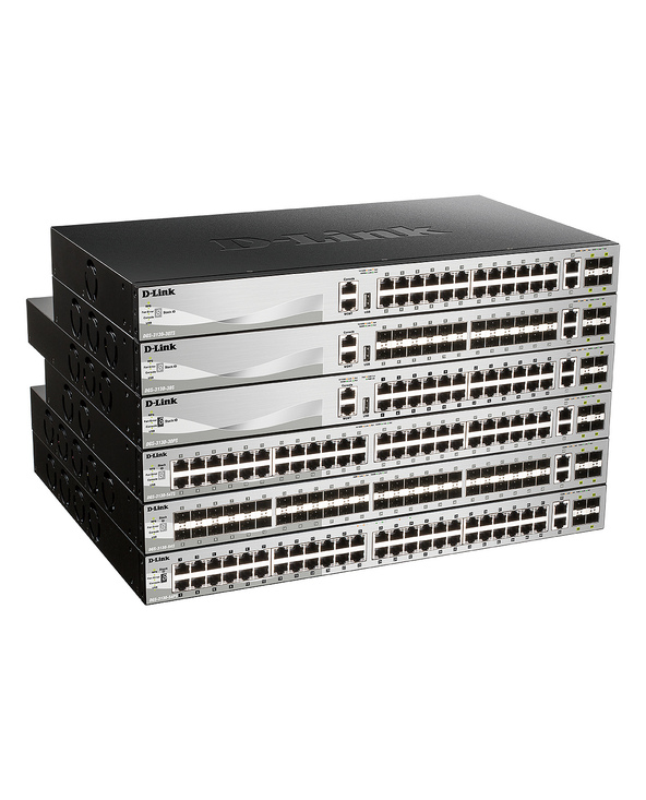 D-Link DGS-3130-30PS/E commutateur réseau Géré L3 Gigabit Ethernet (10/100/1000) Connexion Ethernet, supportant l'alimentation v