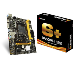 Biostar B450MH carte mère AMD B450 Emplacement AM4 micro ATX