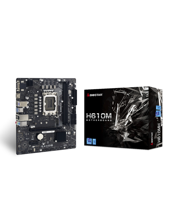 Biostar H610MH carte mère Intel H610 LGA 1700 micro ATX